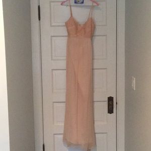 BHLDN Brigitte dress - blush- size small